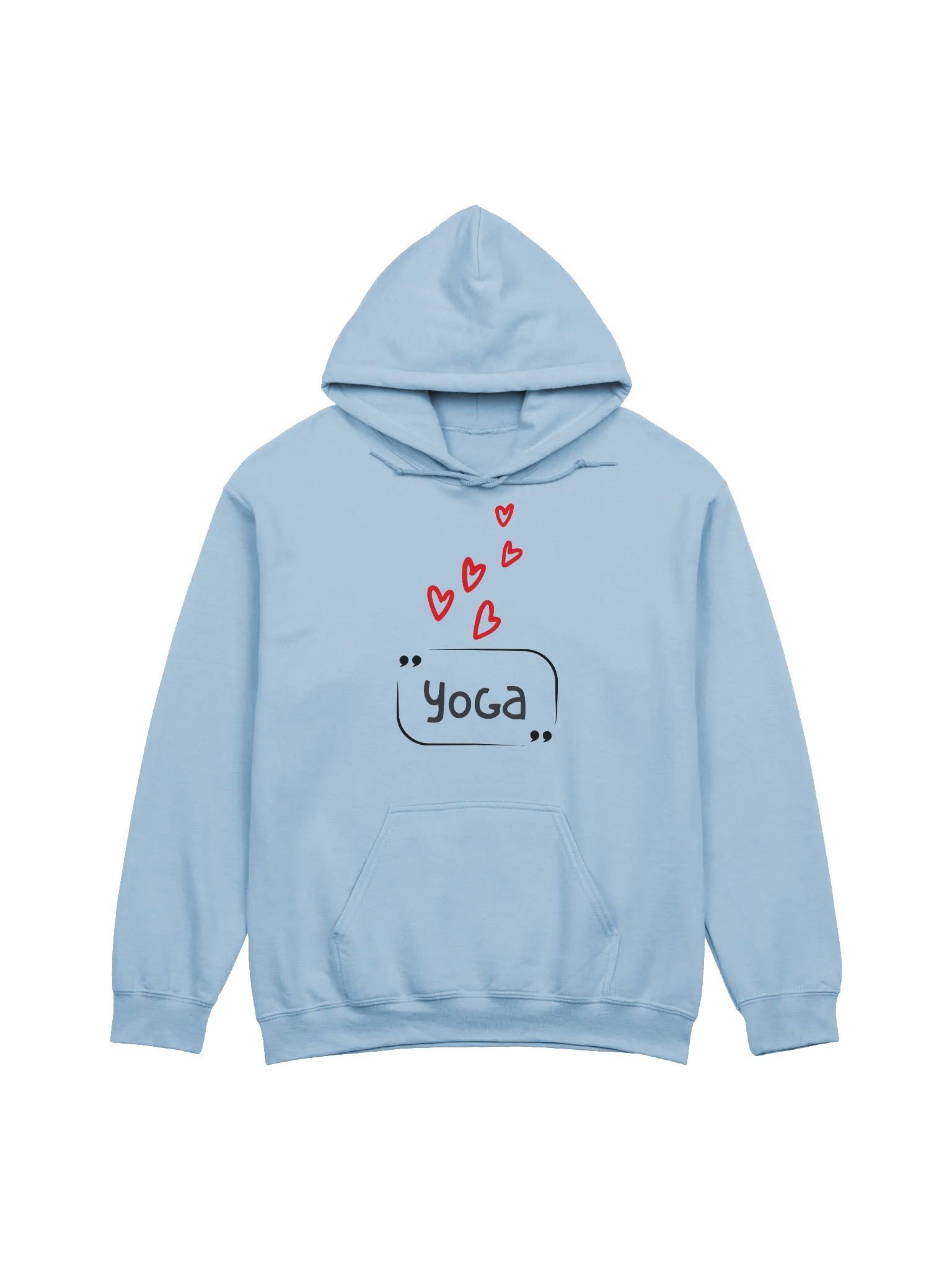 Yoga Love Hoodie - Heartfelt Design product image (1)