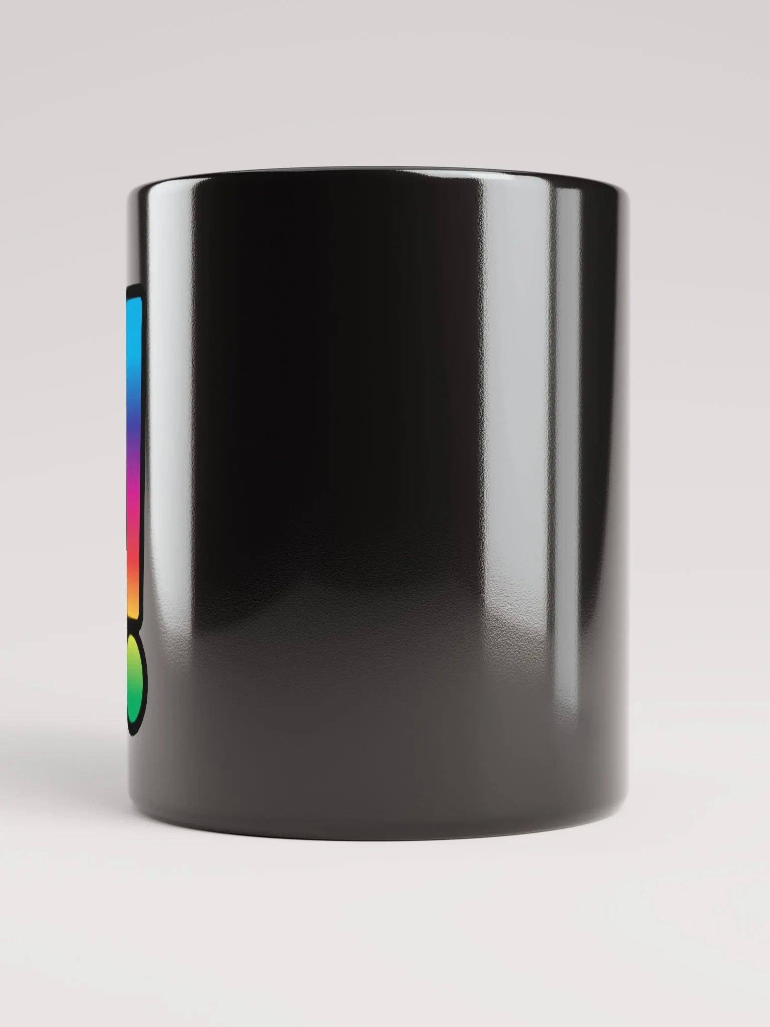 Black Mug - Excited Rainbow product image (5)