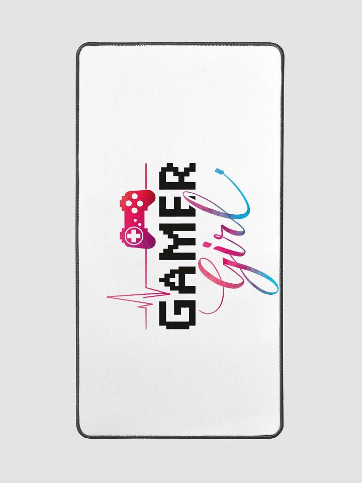 Heartbeat Gamer Girl Desk Mat product image (2)