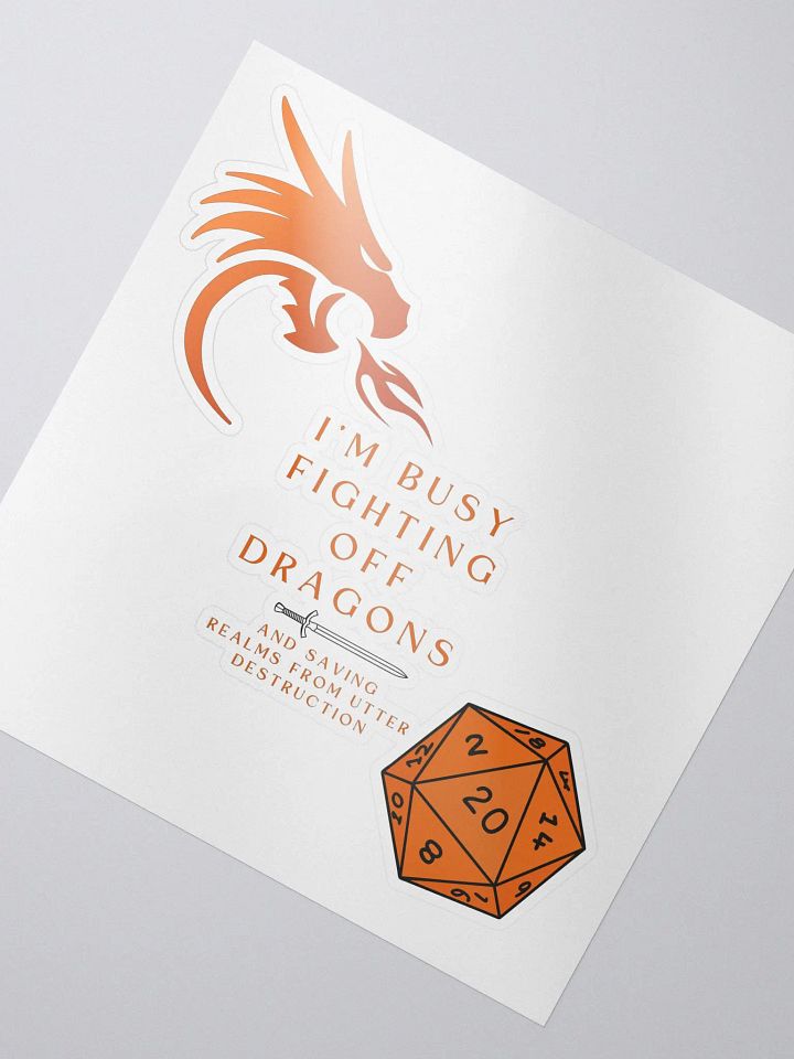 DnD Kiss-Cut Sticker product image (2)