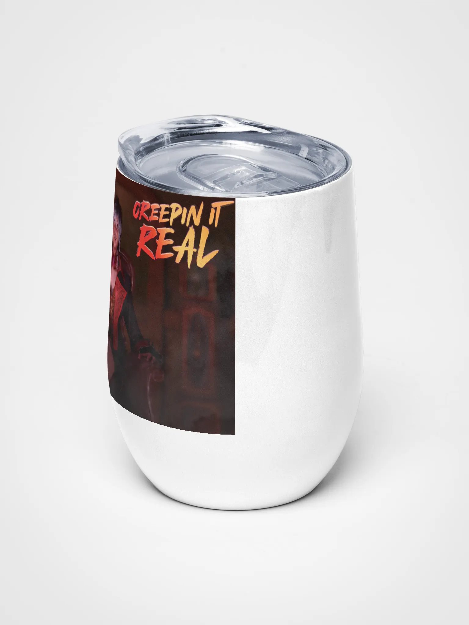 💜🧛🏼‍♀️ Creepin it Baddie Wine Tumbler🧛🏼‍♀️💚 product image (5)
