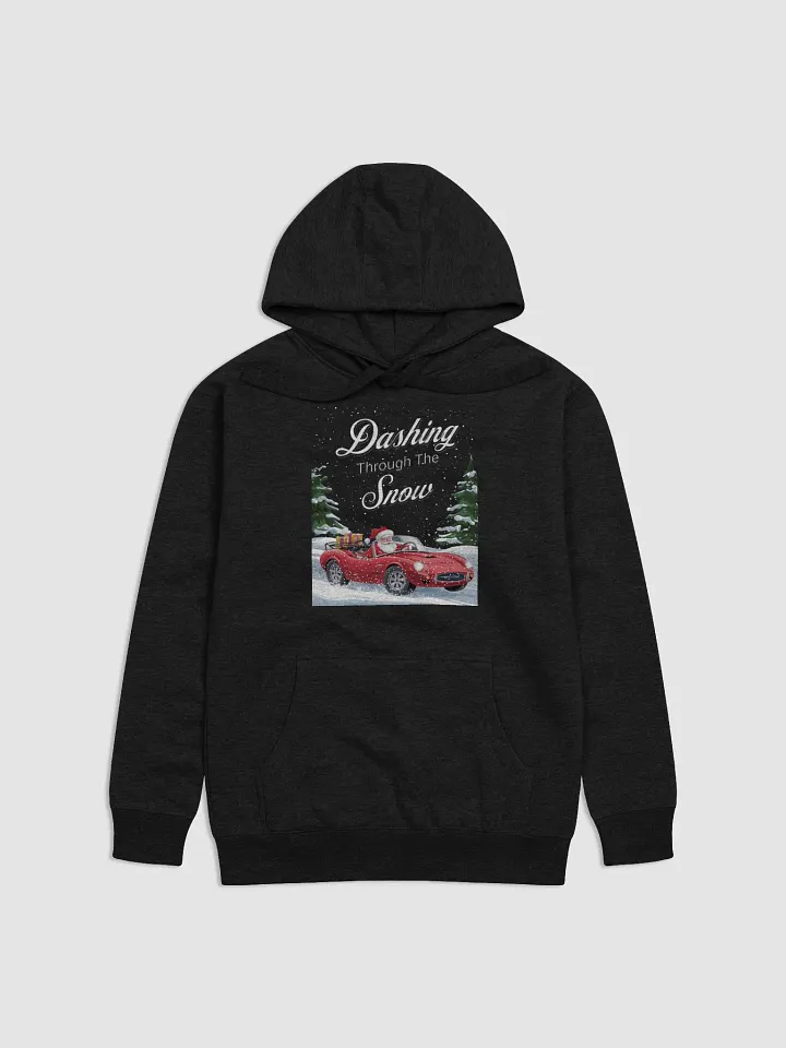 Dashing Through The Snow - Santa In A Red Convertible Hoodie product image (1)