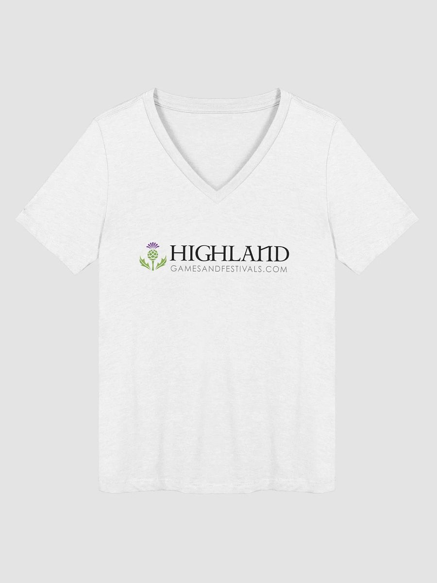 HGAF Logo Women's Relaxed Fit V-Neck Tee product image (1)