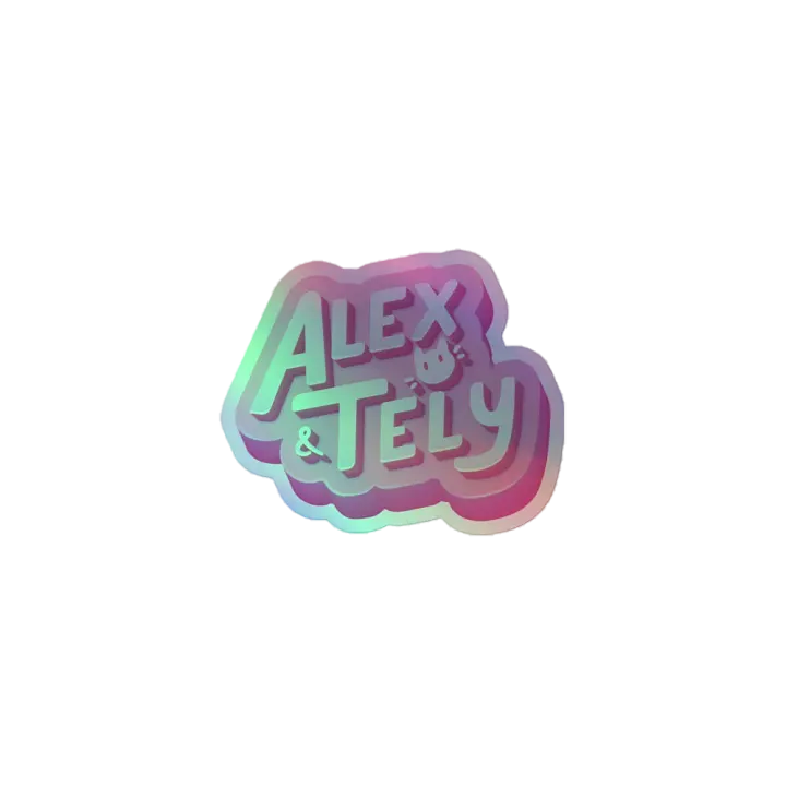 Alex & Tely Hologram Sticker product image (1)