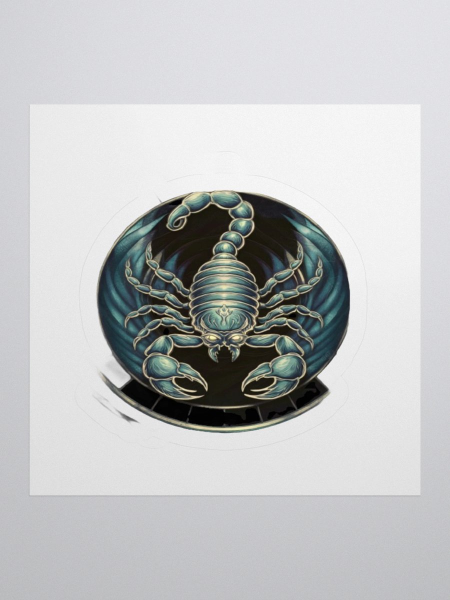 Scorpio Sticker - Bold Zodiac Design | Exclusive | TDS Music product image (2)