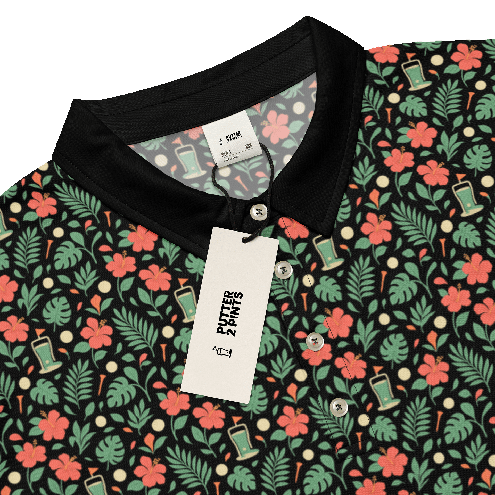 “Birdies & Blooms Polo” – Putter 2 Pints product image (1)