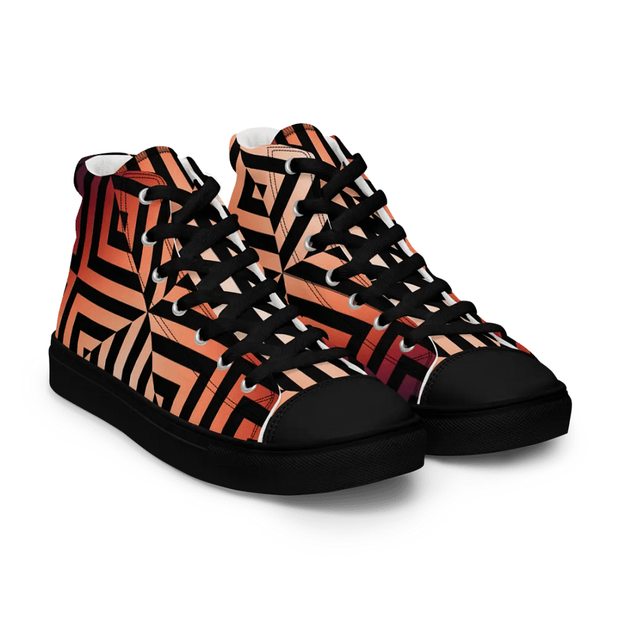 Golden Hour Illusion Women's High Tops product image (8)