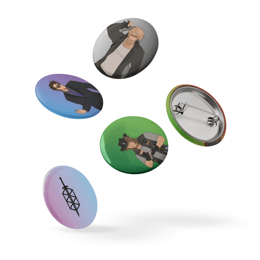 Mid-Evil Character Pins product image (14)