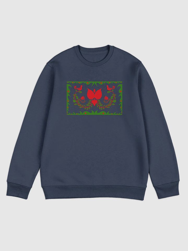 Deep Blues Hungarian Floral Harmony Eco Sweatshirt product image (1)