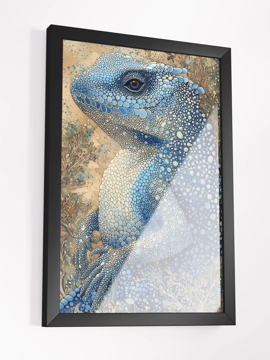 Mystical Lizard: Enchanted Forest Creature Art Print product image (3)