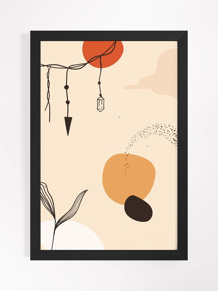 Abstract Geometry Framed Art Print product image (5)