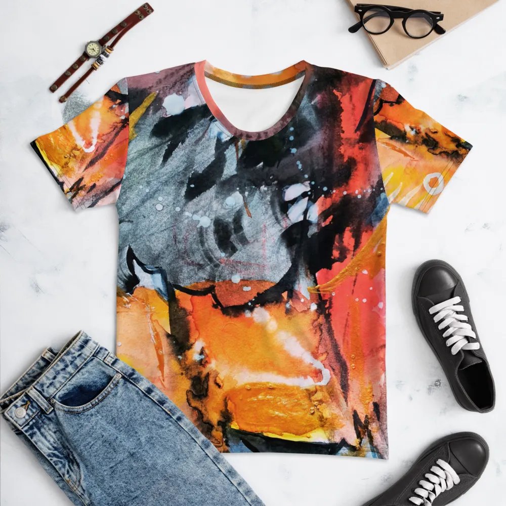 original watercolour painting printed on t shirt product image (10)