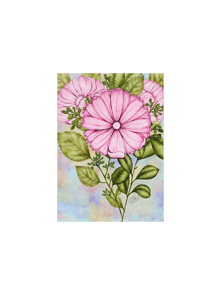 Pastel Petals Matte Poster product image (5)