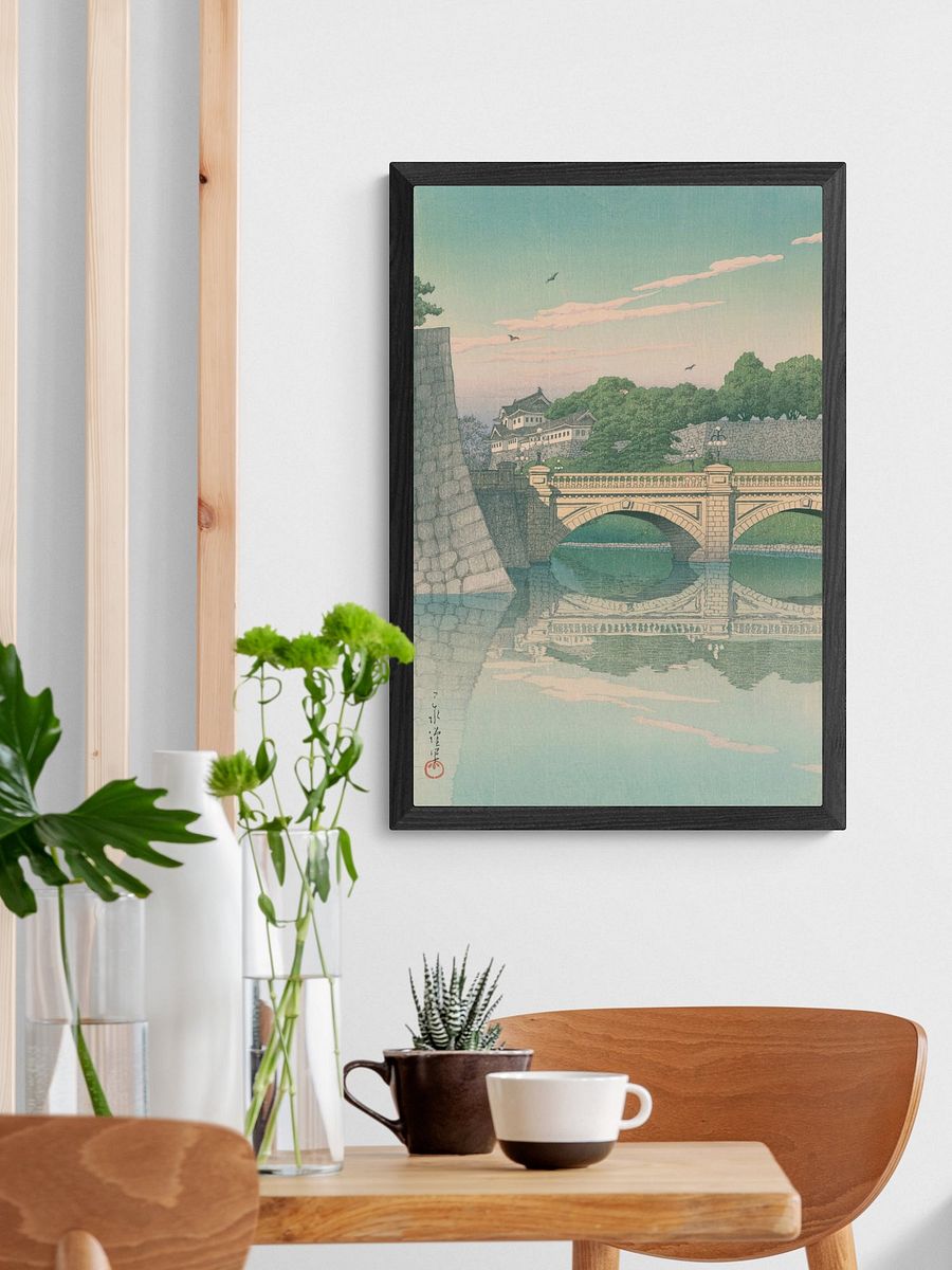 Morning at Nijubashi Bridge - Kawase Hasui product image (2)