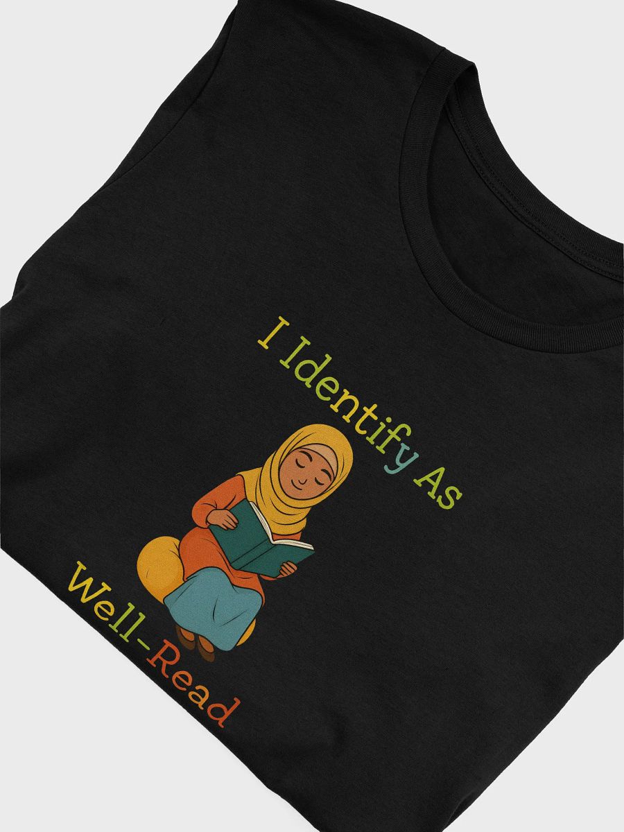 I Identify as Well-Read Girl in Hijab Reading Tee product image (5)