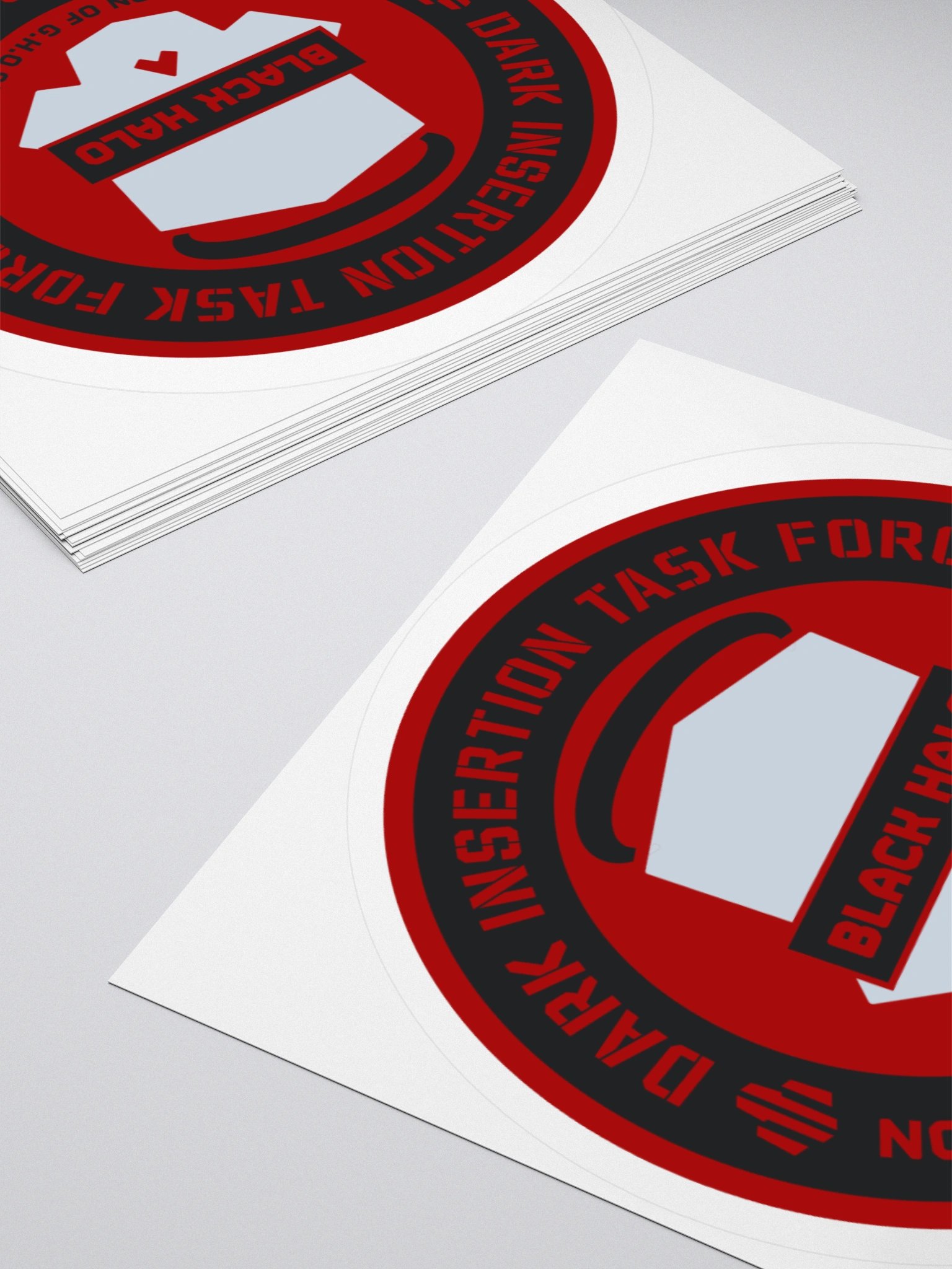 Black Halos Flat Sticker product image (4)