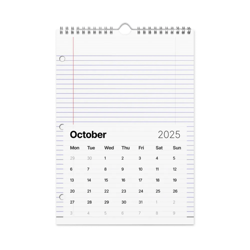 2025 Customizable Wall Calendar: Plan, Dream, Achieve product image (12)