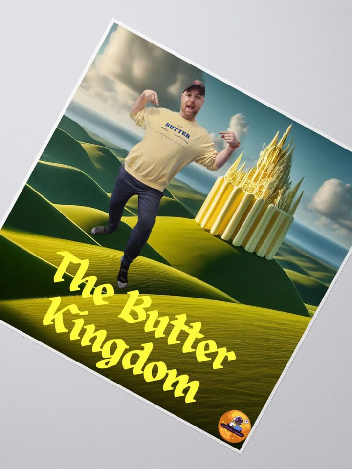Maverick's Hangar Butter Kingdom Kiss Cut Sticker product image (4)