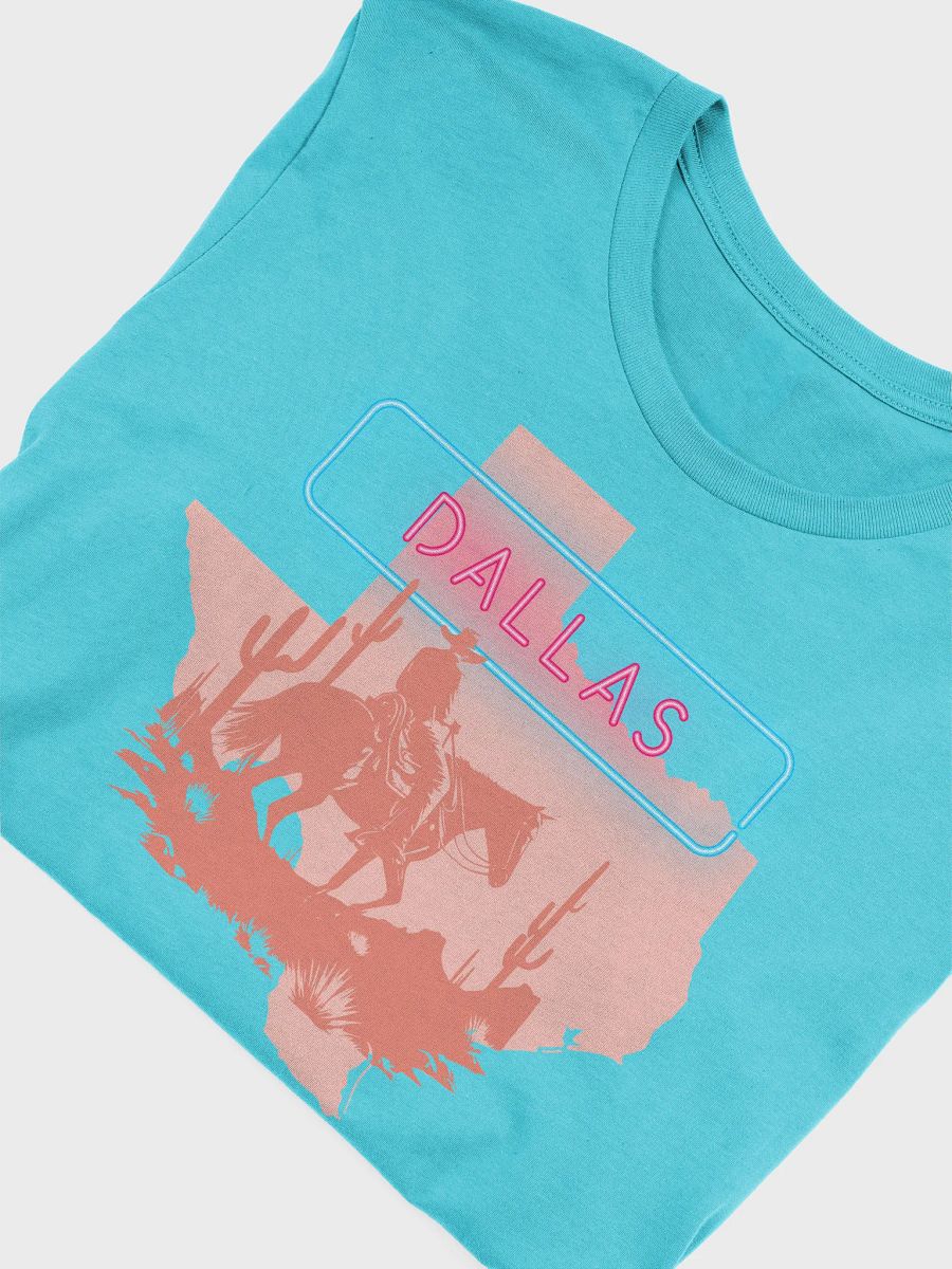 🌟 Dallas Cowboy Neon T-Shirt | Bella+Canvas Unisex Tee | Texas Pride with Neon Flair product image (3)