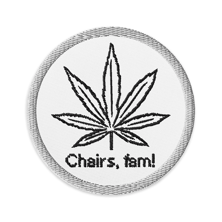 MugsisDank-Style Cheers Embroidered Patch (White) product image (1)