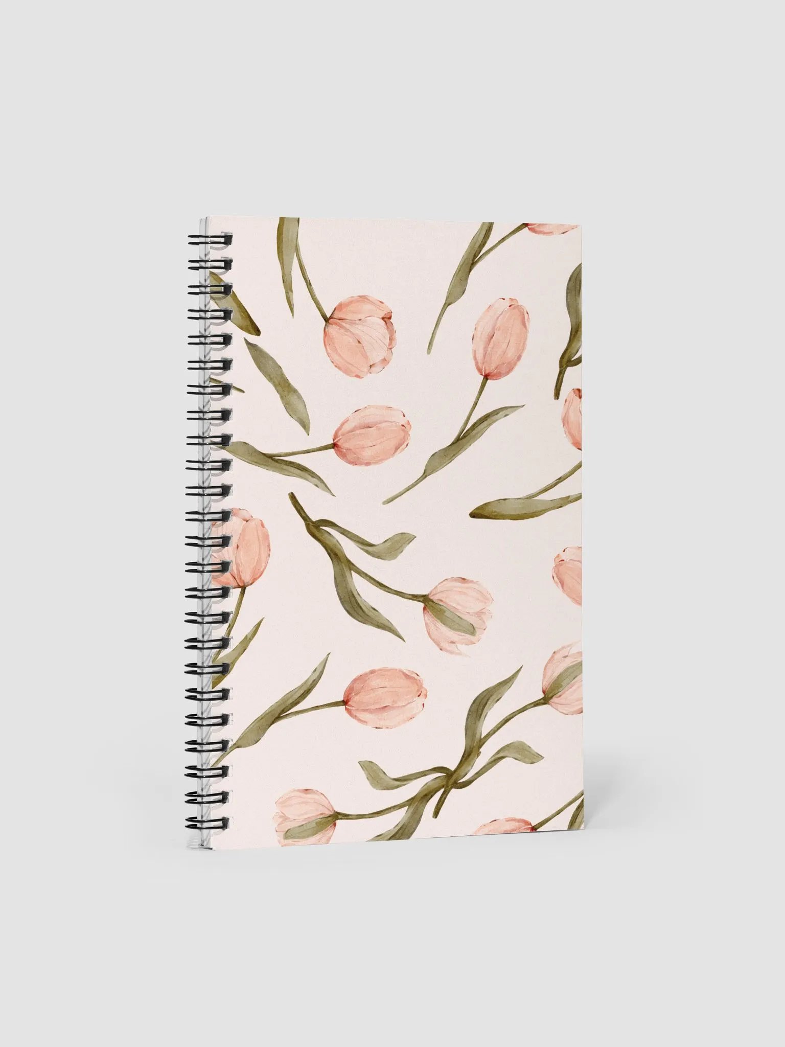Journal with pink tulips cover product image (1)