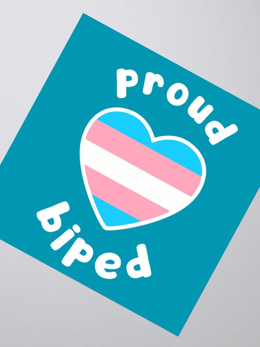 Proud Biped Sticker - Trans product image (2)