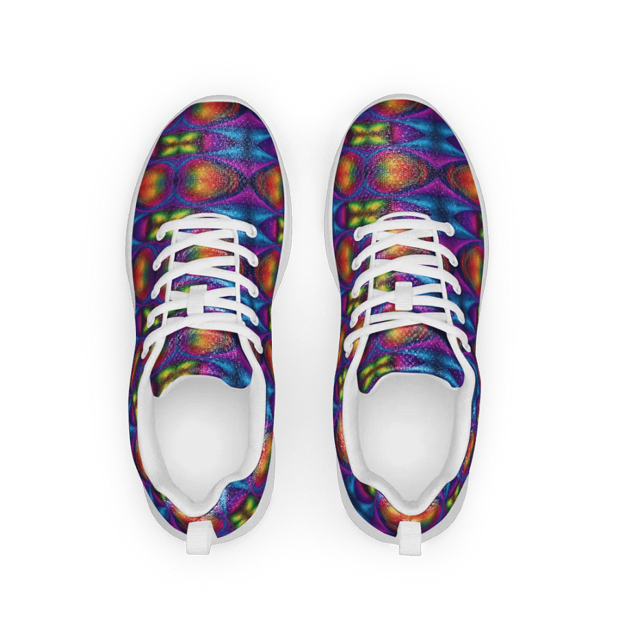 Psychedelic Canvas Women's Athletic Canvas Shoes product image (6)