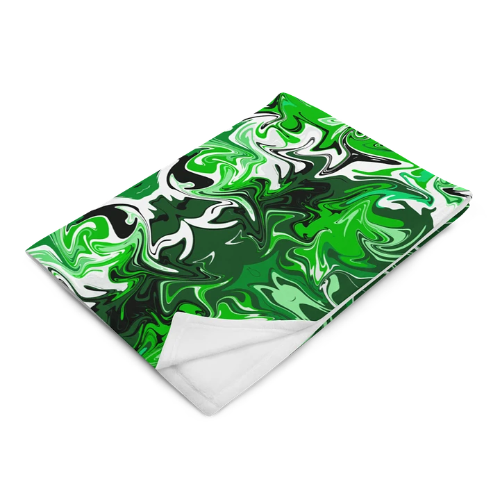 Green Swirl Blanket product image (1)