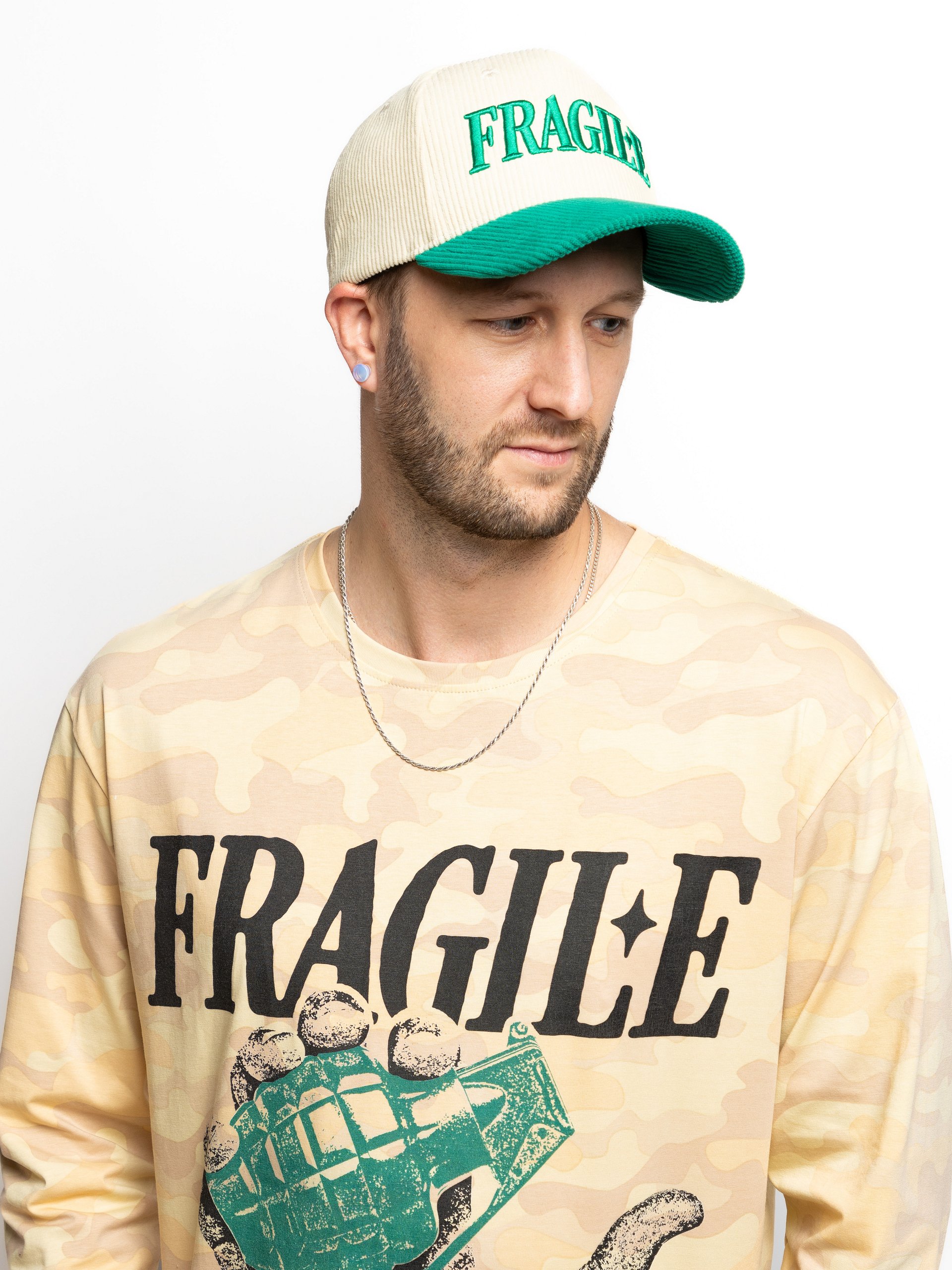 Fragile Corduroy A-Frame Hat product image (5)