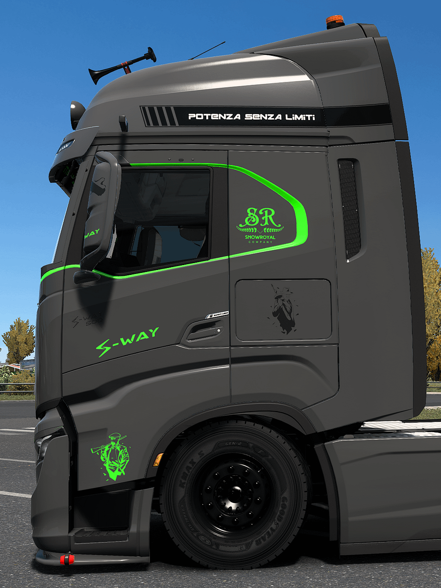 Multicolor Iveco S-Way Potenza Di Italia 8K Skin! product image (12)