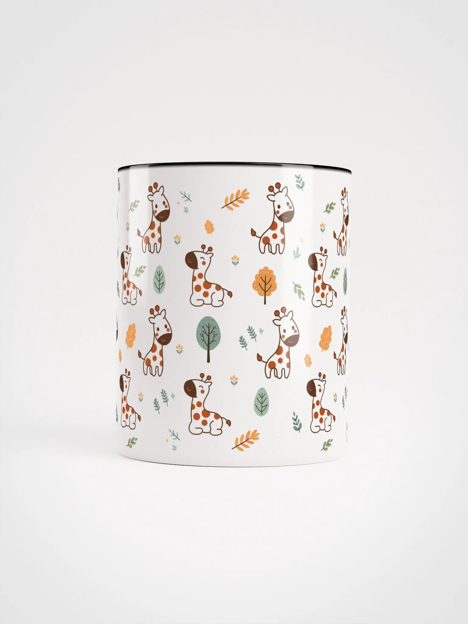 Kawaii Giraffe Pattern Ceramic Mug product image (10)