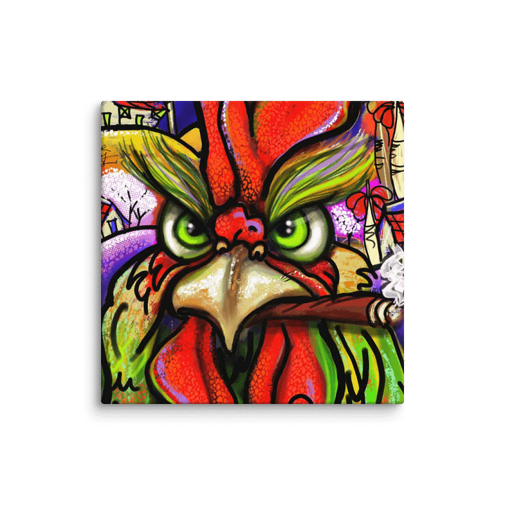 Rooster Revolution Canvas product image (1)
