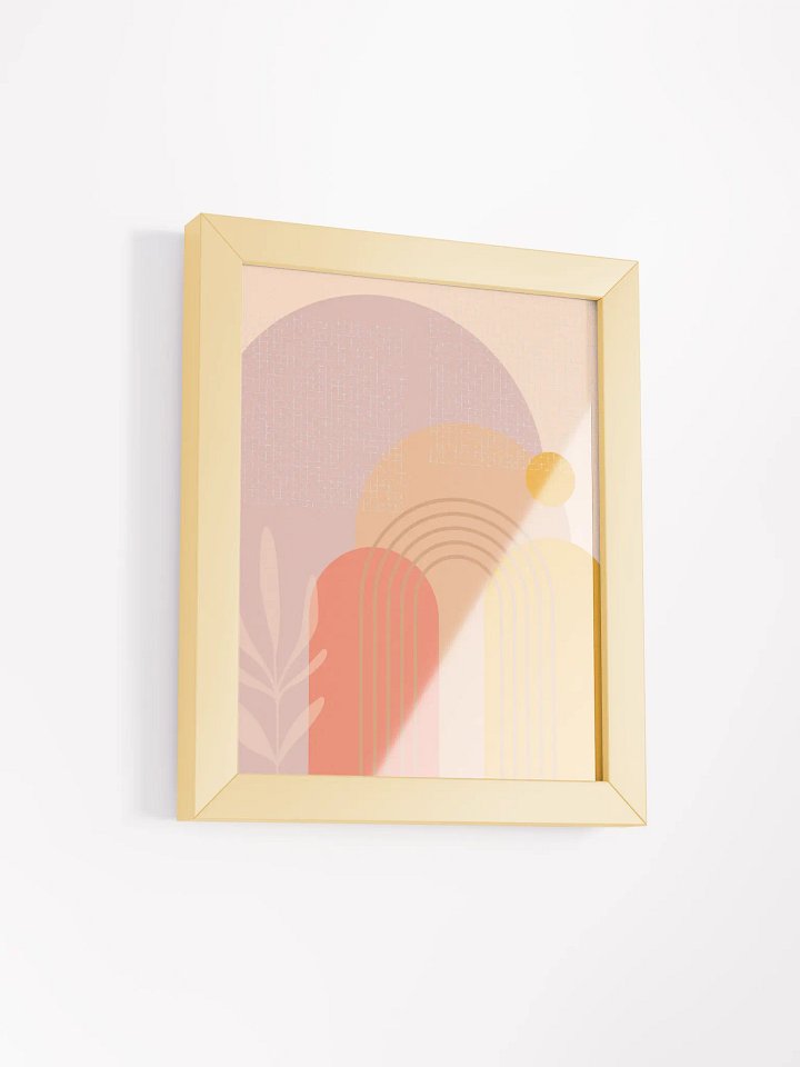 Boho Sunset Wall Art Print – Modern Minimalist Decor with Rich Sunset Colors product image (16)