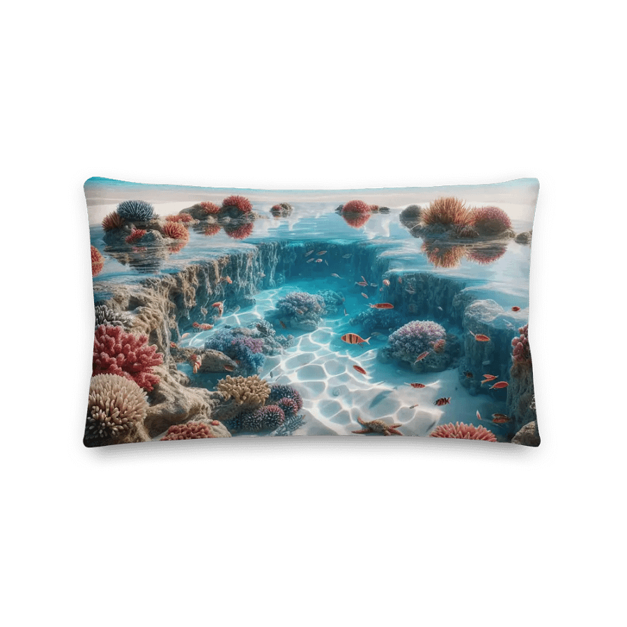 Underwater Oasis Premium Decorative Pillow | AI Design product image (2)