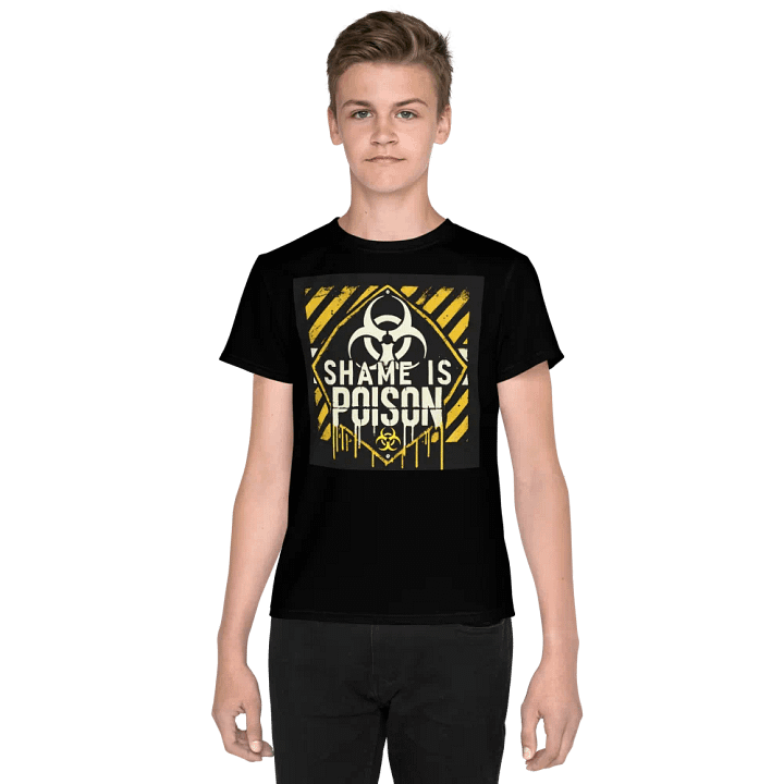 Cautionary Youth Biohazard T-Shirt product image (1)