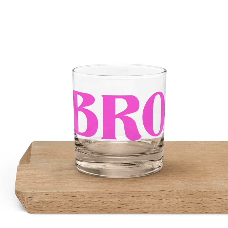 BRO rocks glass product image (5)