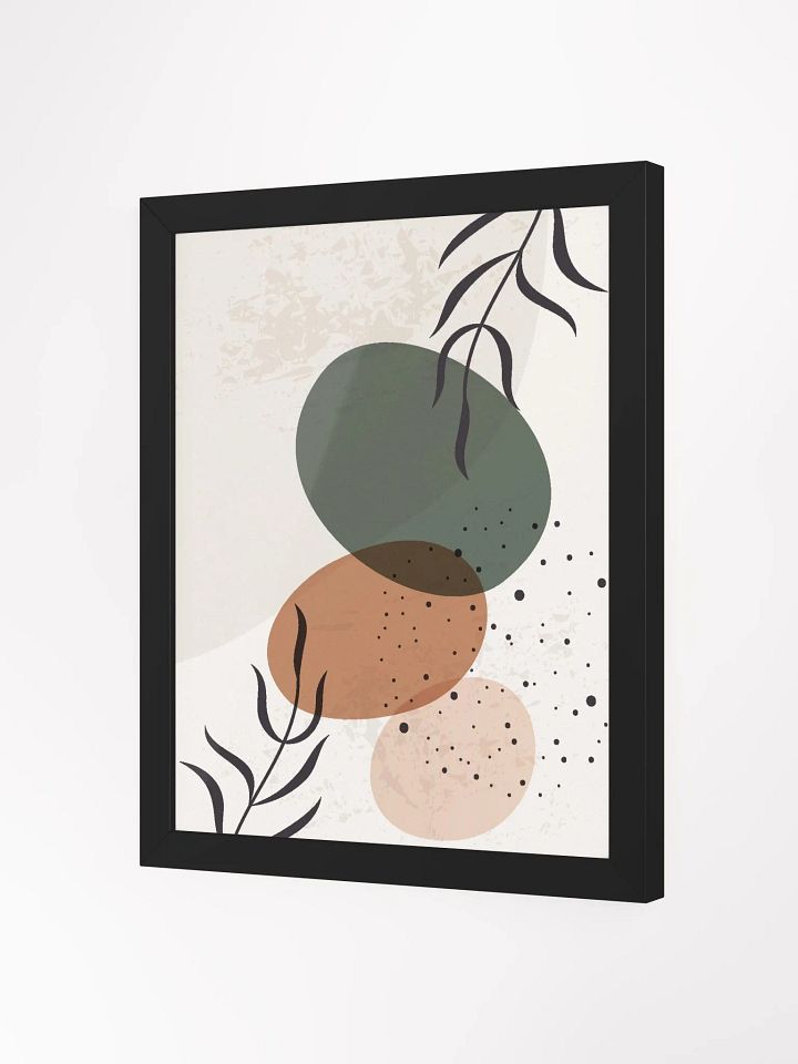Earthy Abstract Elegance Framed Poster product image (22)