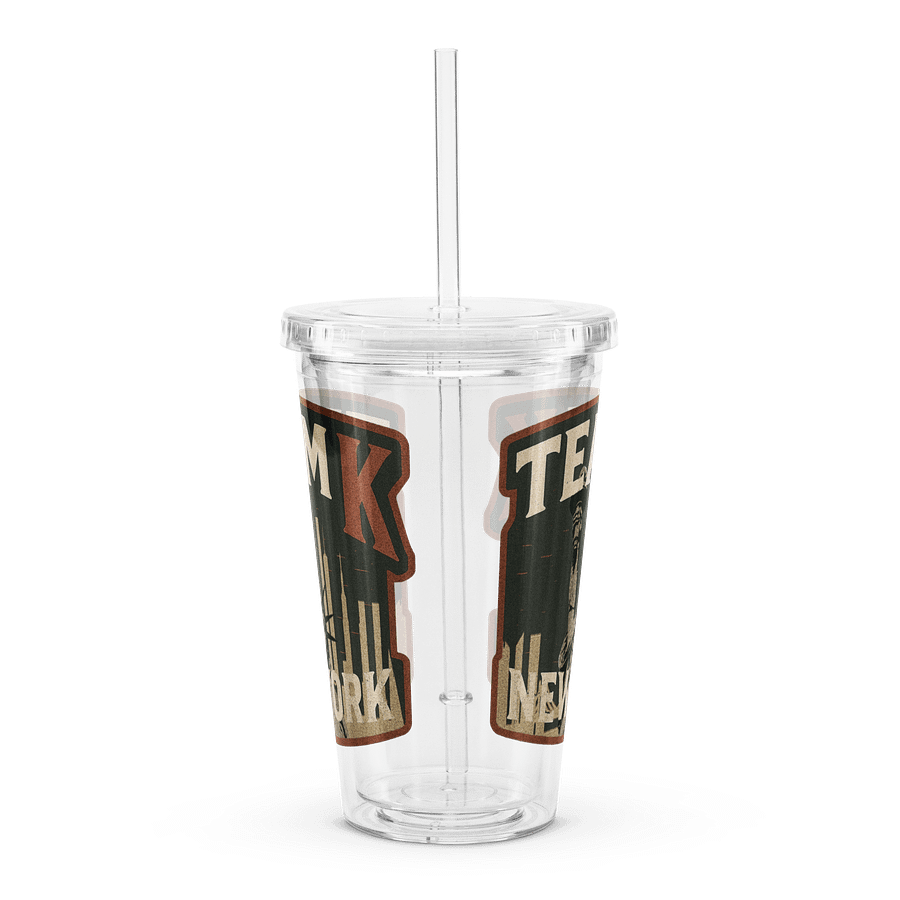 Team K New York Clear Plastic Tumbler product image (4)