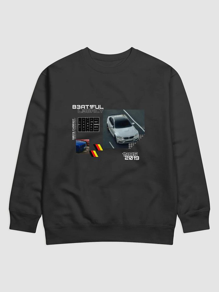 God's Chariot, German Automotive (White) Crewneck product image (1)