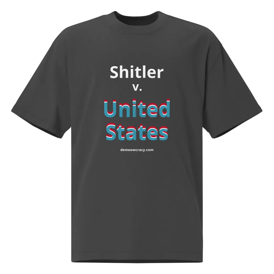 Shitler v. United States - Oversized Faded Tee product image (5)
