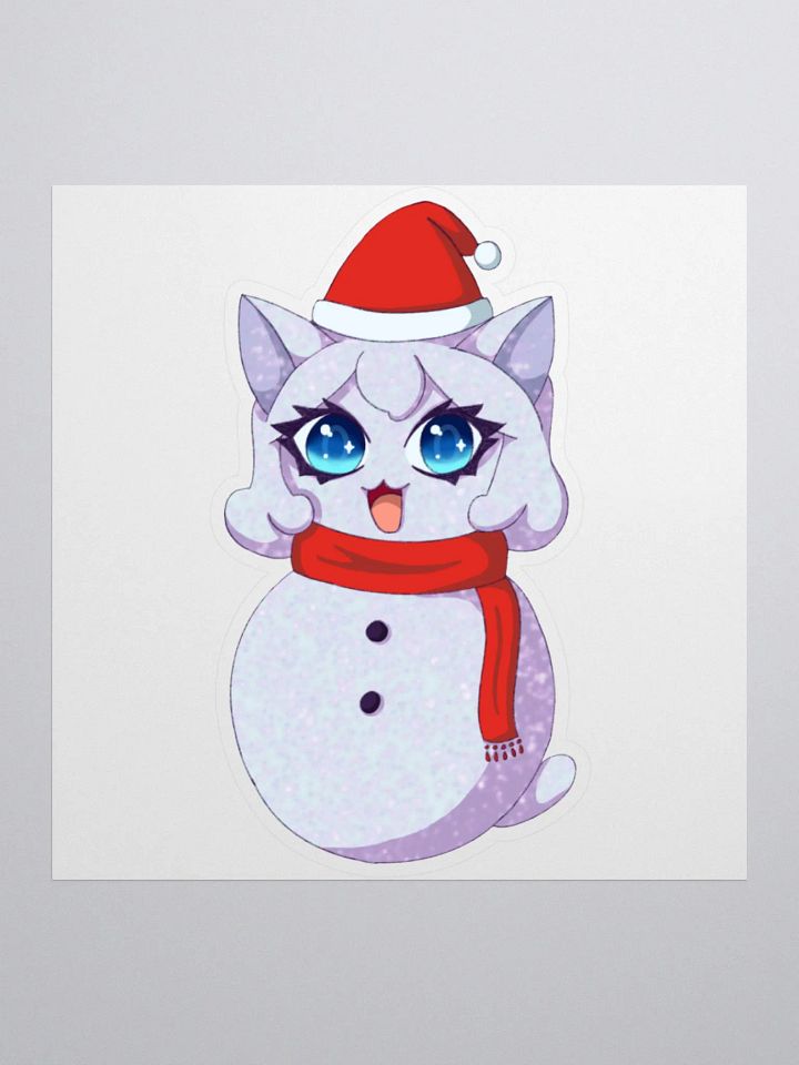 Snow-Cat Sticker product image (1)