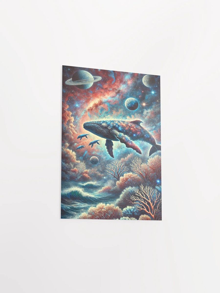 Cosmic Underwater Scene Matte Poster product image (4)