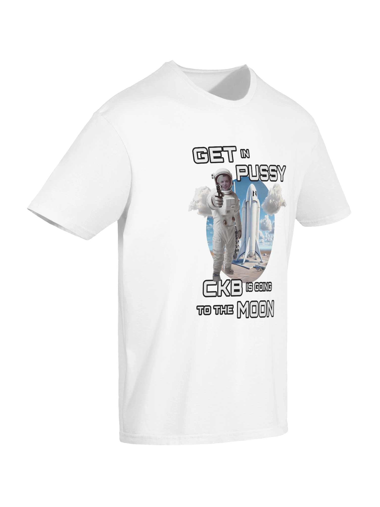 CKB is Going to the Moon T-Shirt White product image (10)