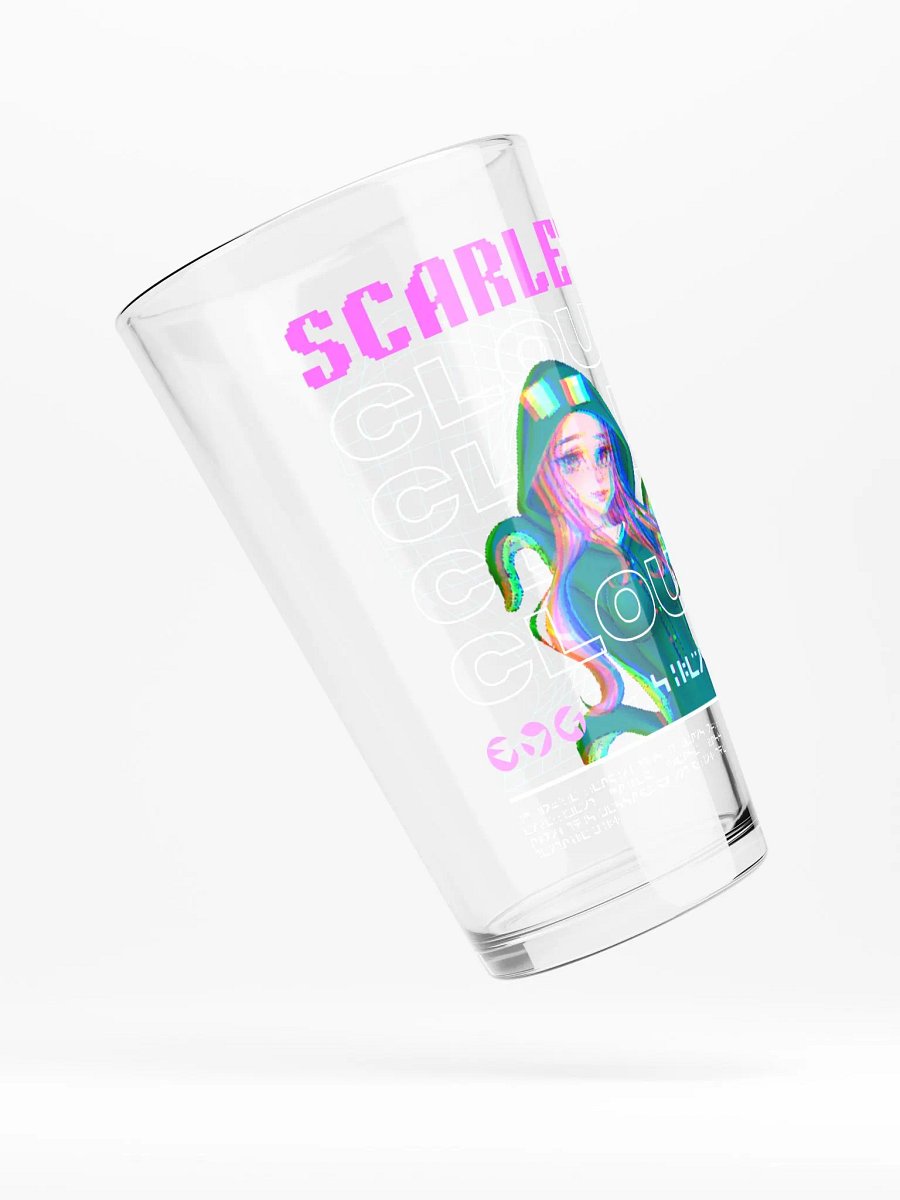 scarlett vaporwave pint glass product image (4)
