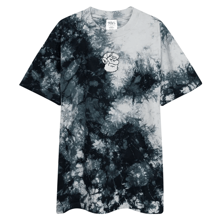 Oversized Tie-Dye T-shirt w/ White Logo product image (2)