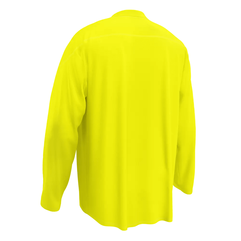 Plain Color Yellow Hockey Fan Jersey product image (4)
