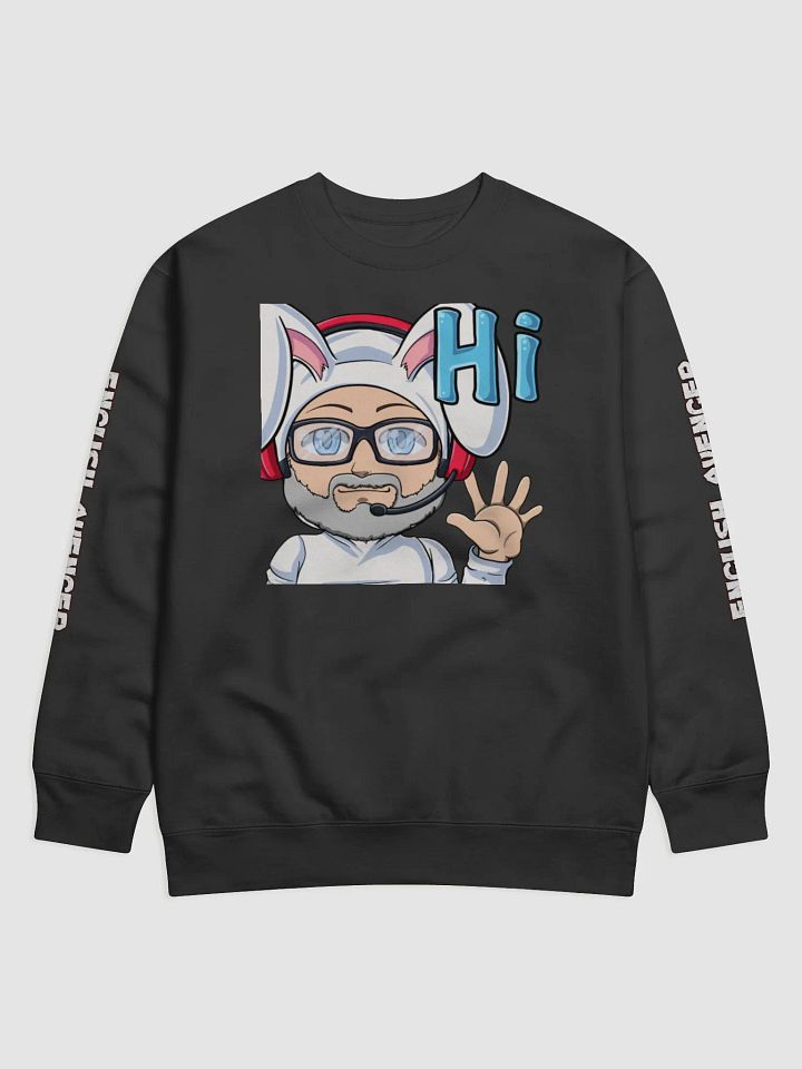 Rabbit Ricky Wave Emote Sweatshirt product image (1)