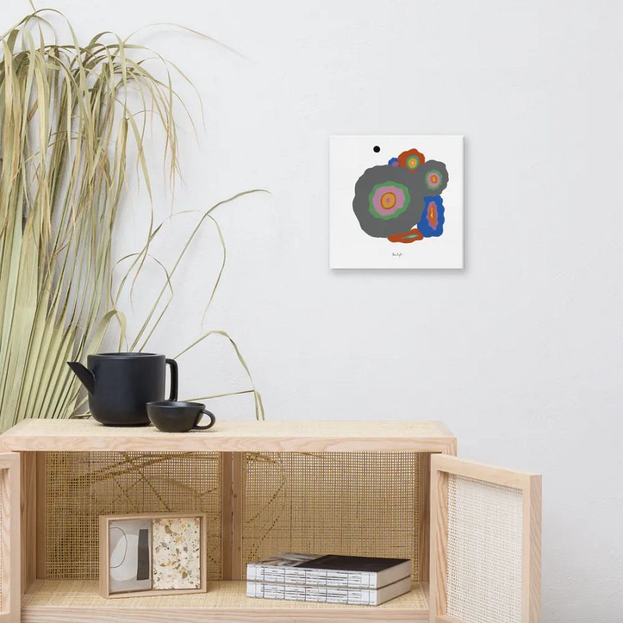 Abstract Stones Square Canvas Print product image (6)
