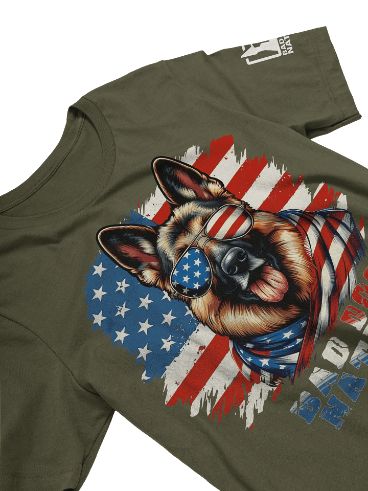 AMERICA GERMAN SHEPHERD - PREMIUM ADULT UNISEX T-SHIRT ***NEW LARGER PRINT product image (7)
