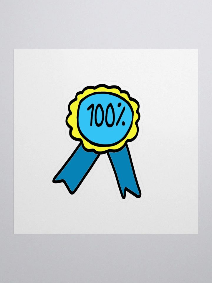 Sticker - 100 % Achivement product image (1)